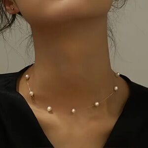 Floating Pearl Necklace